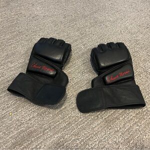 Chuck Norris MMA Martial Arts Black Training Gloves